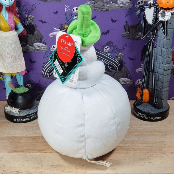 Disney Nightmare Before Christmas SNOWMAN JACK Animated & Musical NBC Plush NWT - Picture 4 of 10